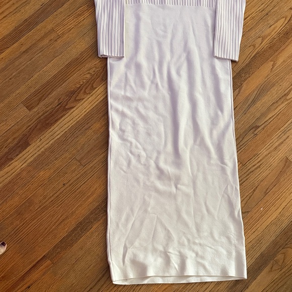 Staud Cream Long Sleeve Dress - Picture 7 of 7